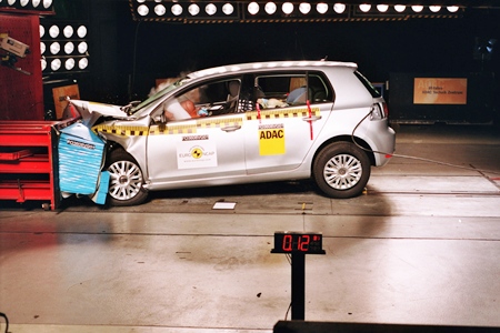 Crash testing.